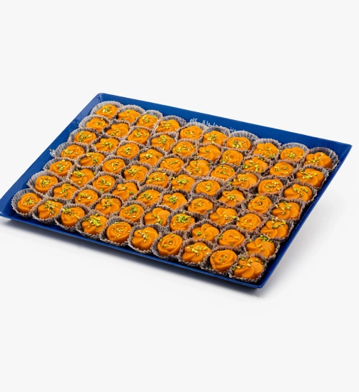 سینی حلوا زعفرانی