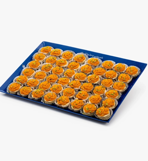 سینی حلوا دو طبقه رز کوچک