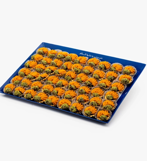 سینی حلوا تارت گرد