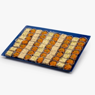 سینی حلوا مخلوط زعفران و هل