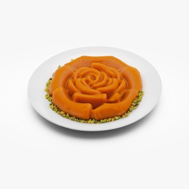 حلوا رز بشقابی زعفرانی